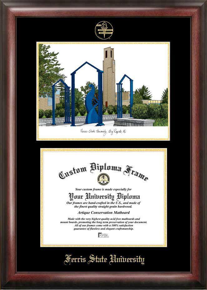 Gold Embossed Diploma Frame Y646987