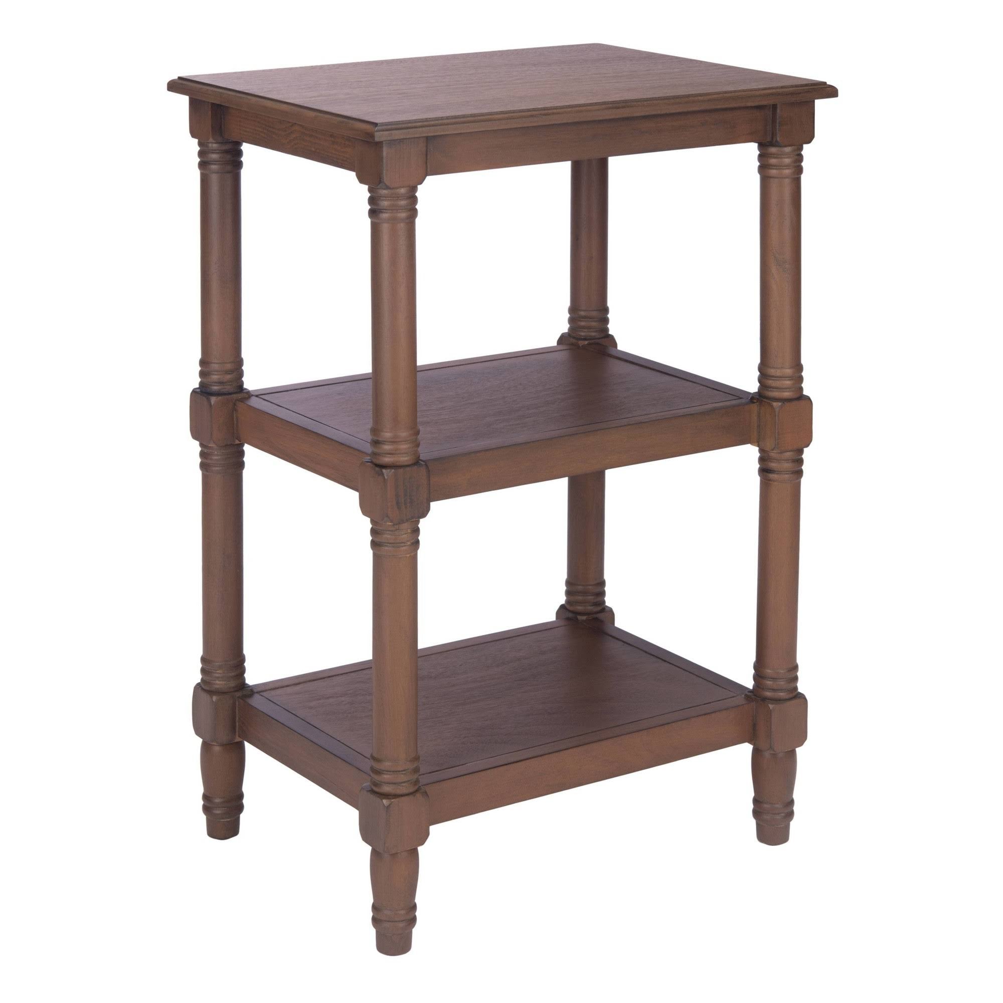 Brown 3 Shelf Accent Table Z9649