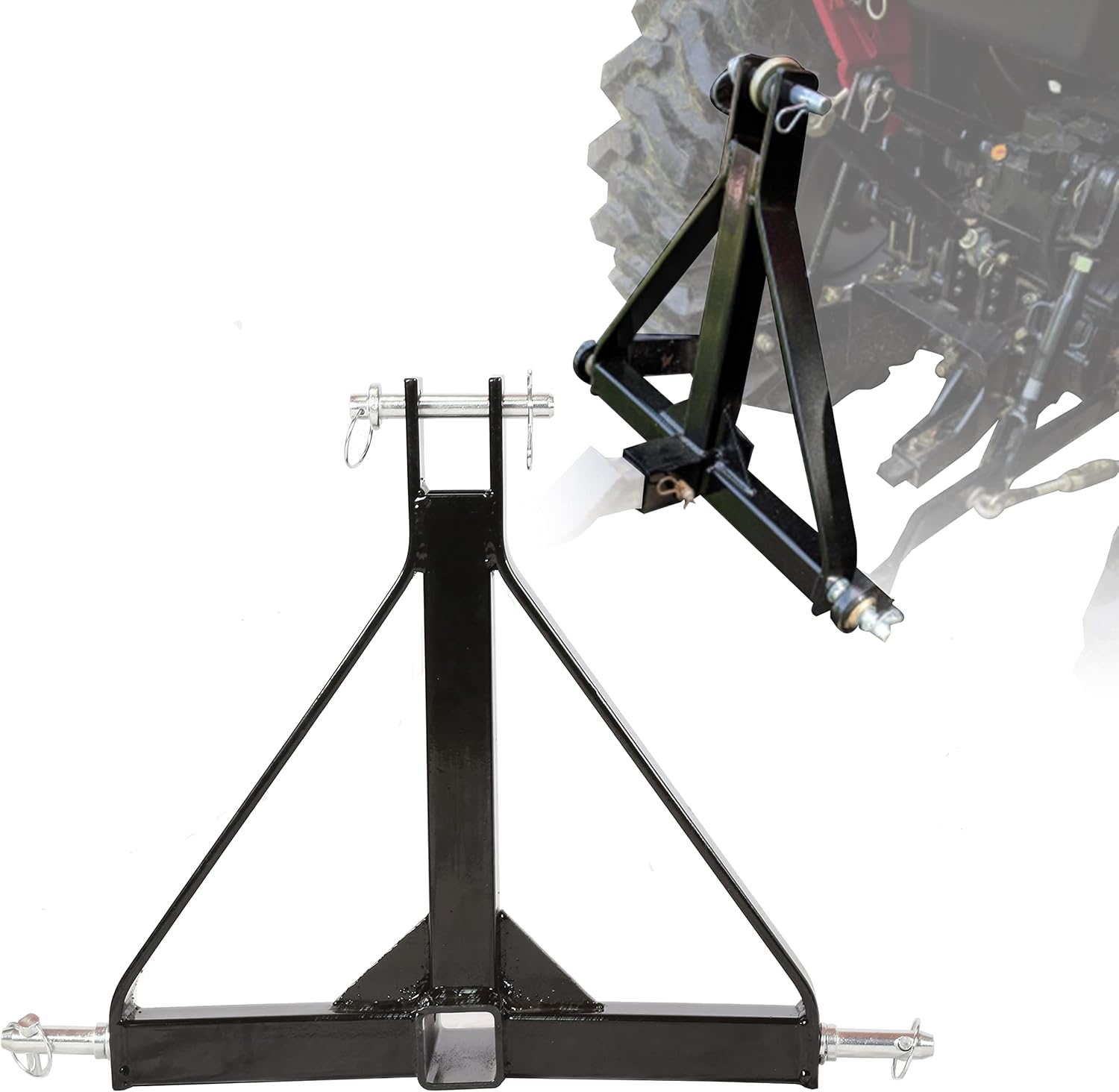 3 Point 2 Receiver Trailer Hitch Drawbar Adapter Pack of 2 P92351