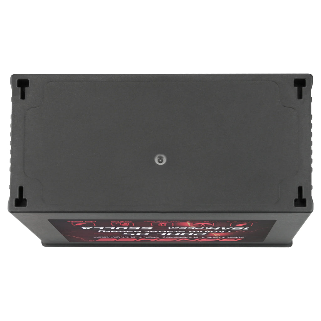 Lithium LiFePO4 Motorcycle Battery, 12V 18Ah, 600CCA, Built in BMS B860858