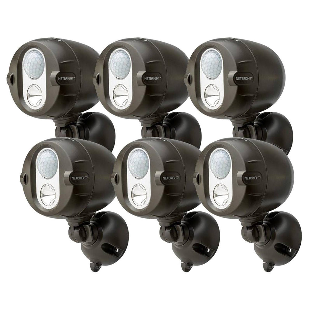 Networked LED Wireless Motion Sensing Spotlight System 6-Pack I8488