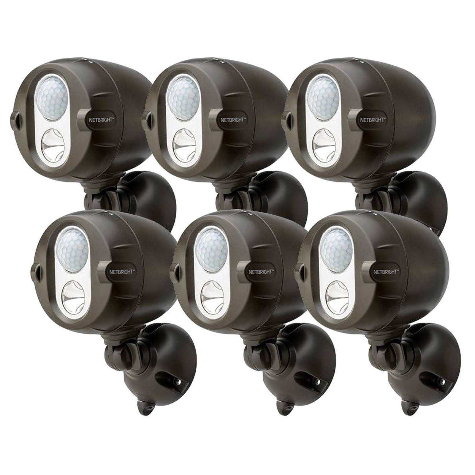 Networked LED Wireless Motion Sensing Spotlight System 6-Pack I8488
