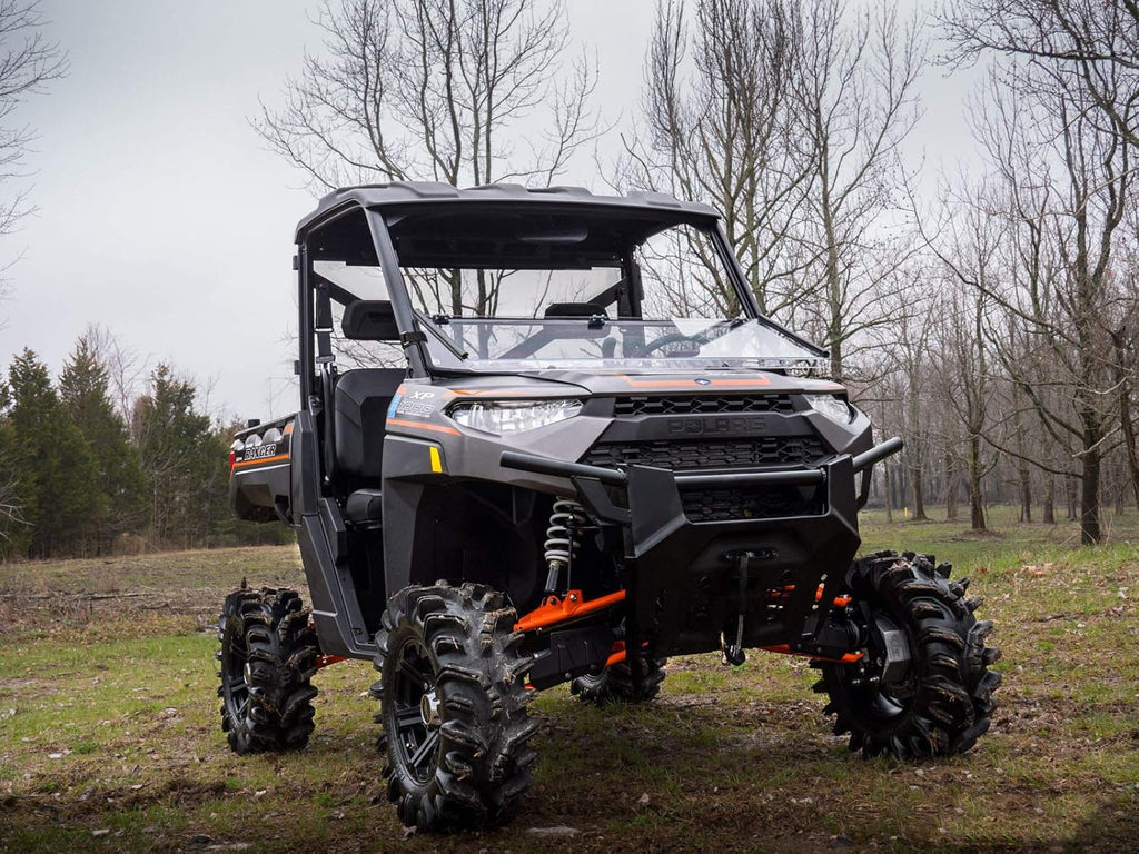 Flip Down Windshield for Polaris Ranger XP 570, Clear Standard Polycarbonate C9862