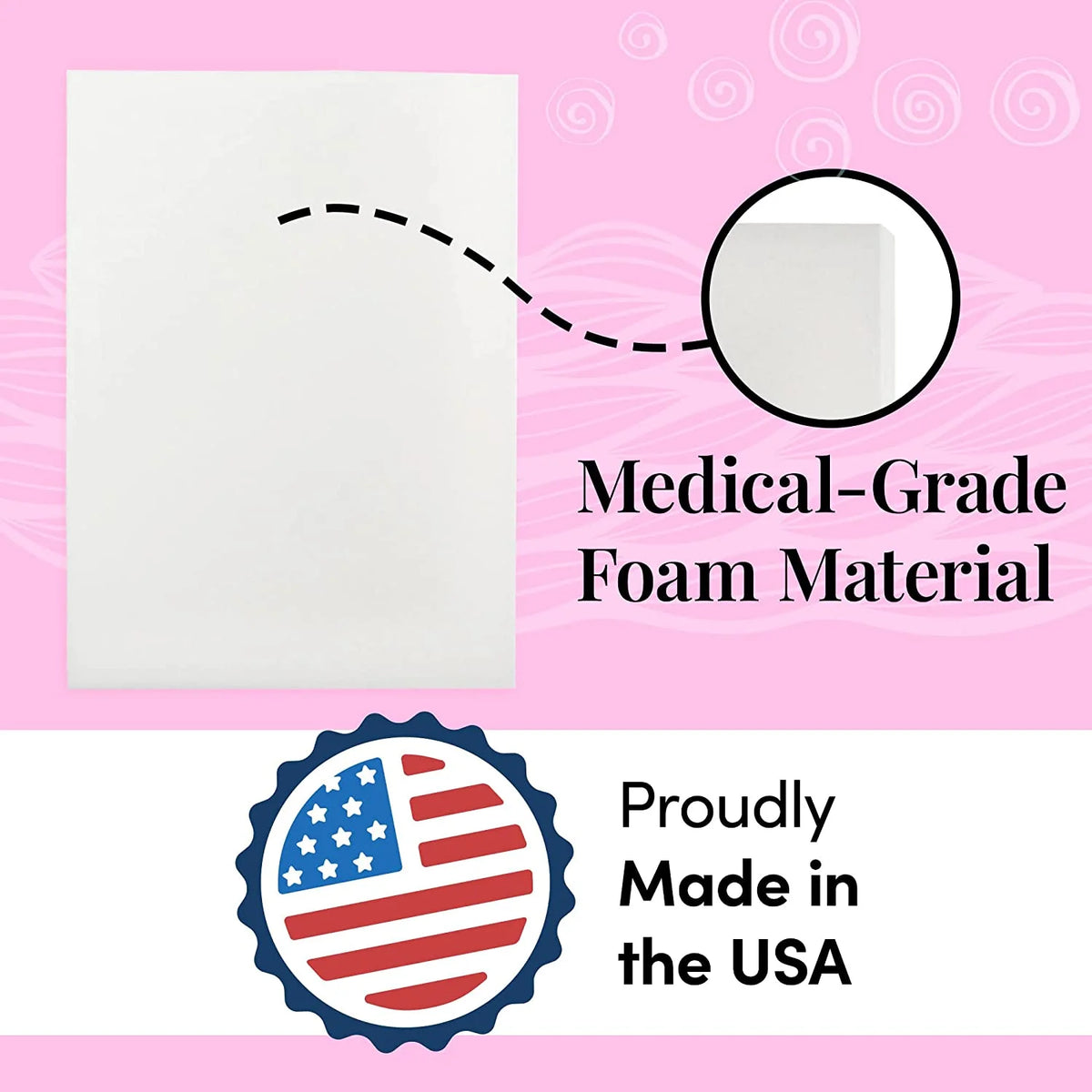 Extra Thick Lipo Foam Post Surgery Ab Board Medical Grade Foam White 3 pack I507042
