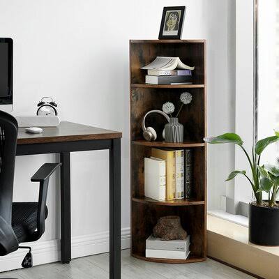 4-Tier Corner Bookcase U348082