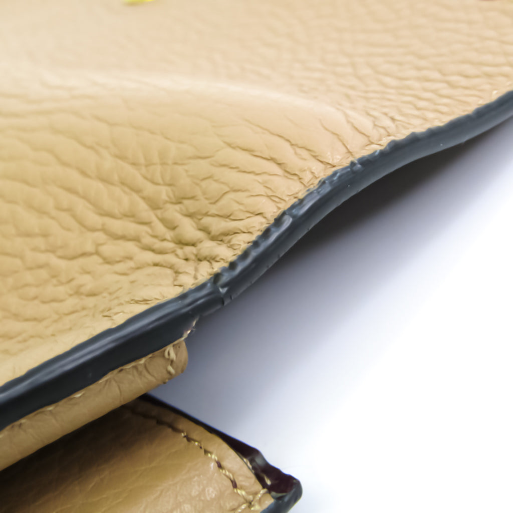 Camel Leather Bi-Fold Wallet P613