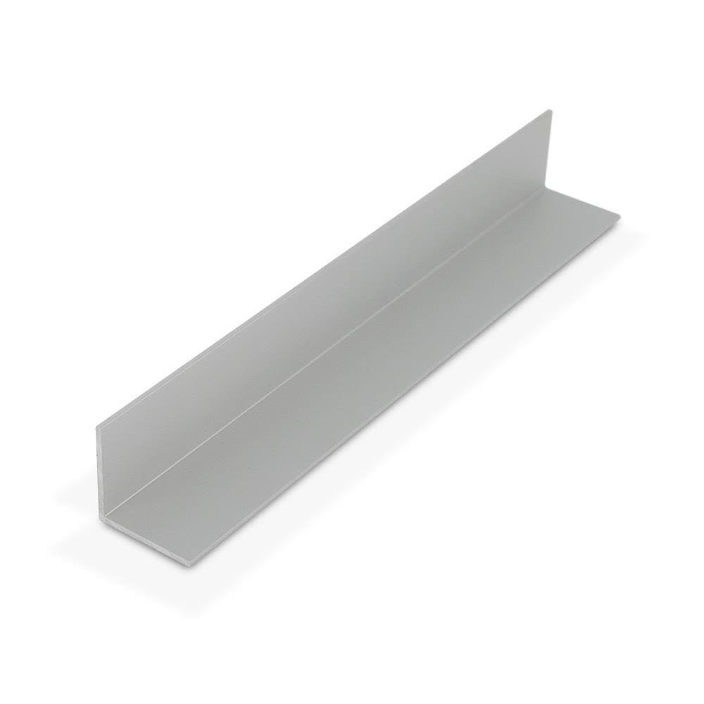 Satin Finish Aluminum Angle Moulding 36 inch Lengths Pack of 4 J5575