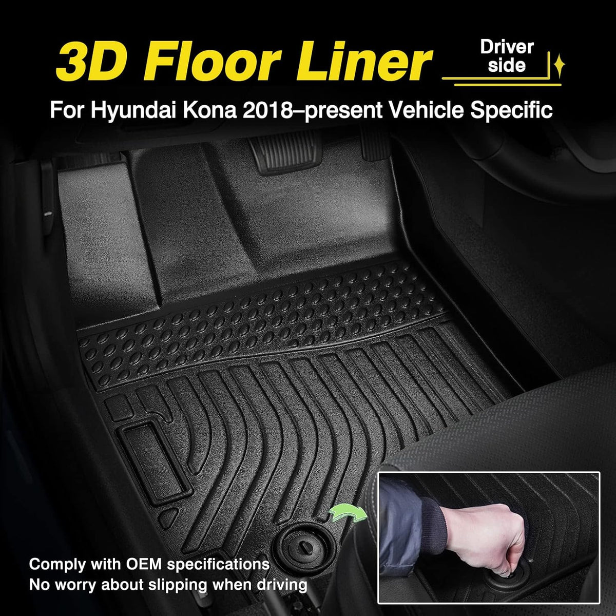 TPO Odorless High Edge Floor Liners Q44486