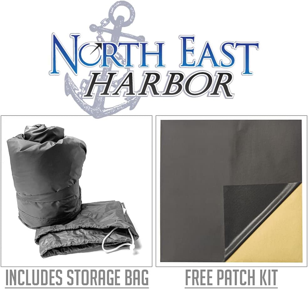 Waterproof RV Cover Fits Length 14'-16' Travel Trailer Camper with Zippered Panels R655