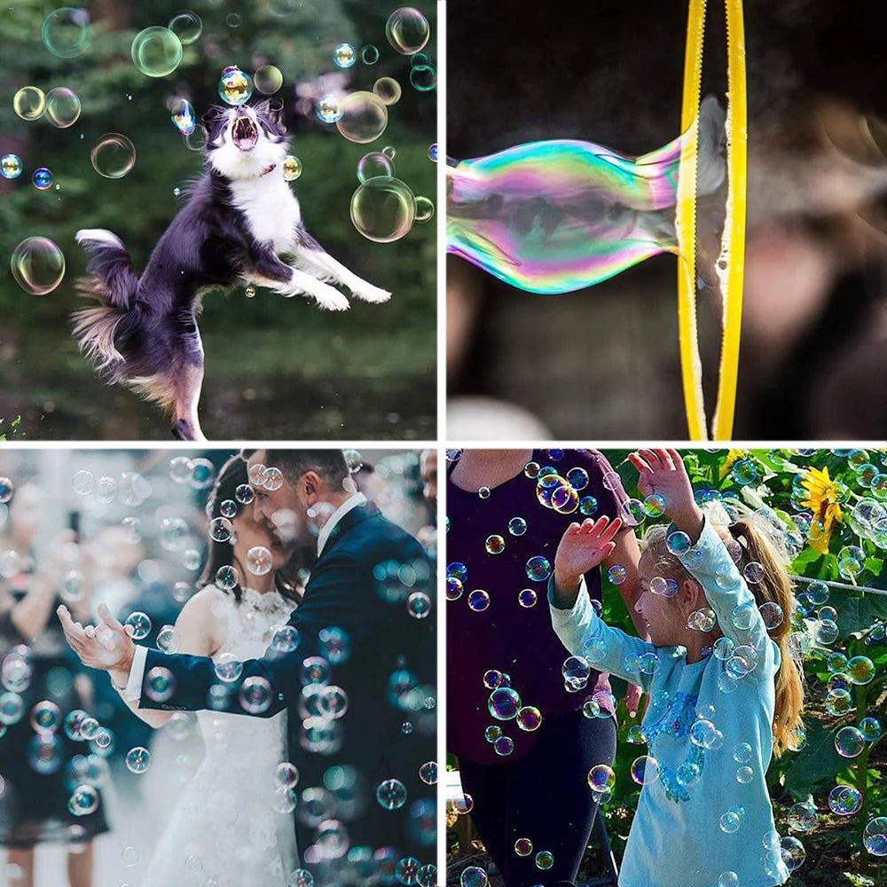Colorful Bubble Making Wands Outdoor Toy U6338