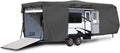 Waterproof RV Cover Fits Length 14'-16' Travel Trailer Camper with Zippered Panels R655