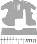 Catalytic Converter Protection Shield Aluminum Anti Theft Shield Car Security Silver B50372
