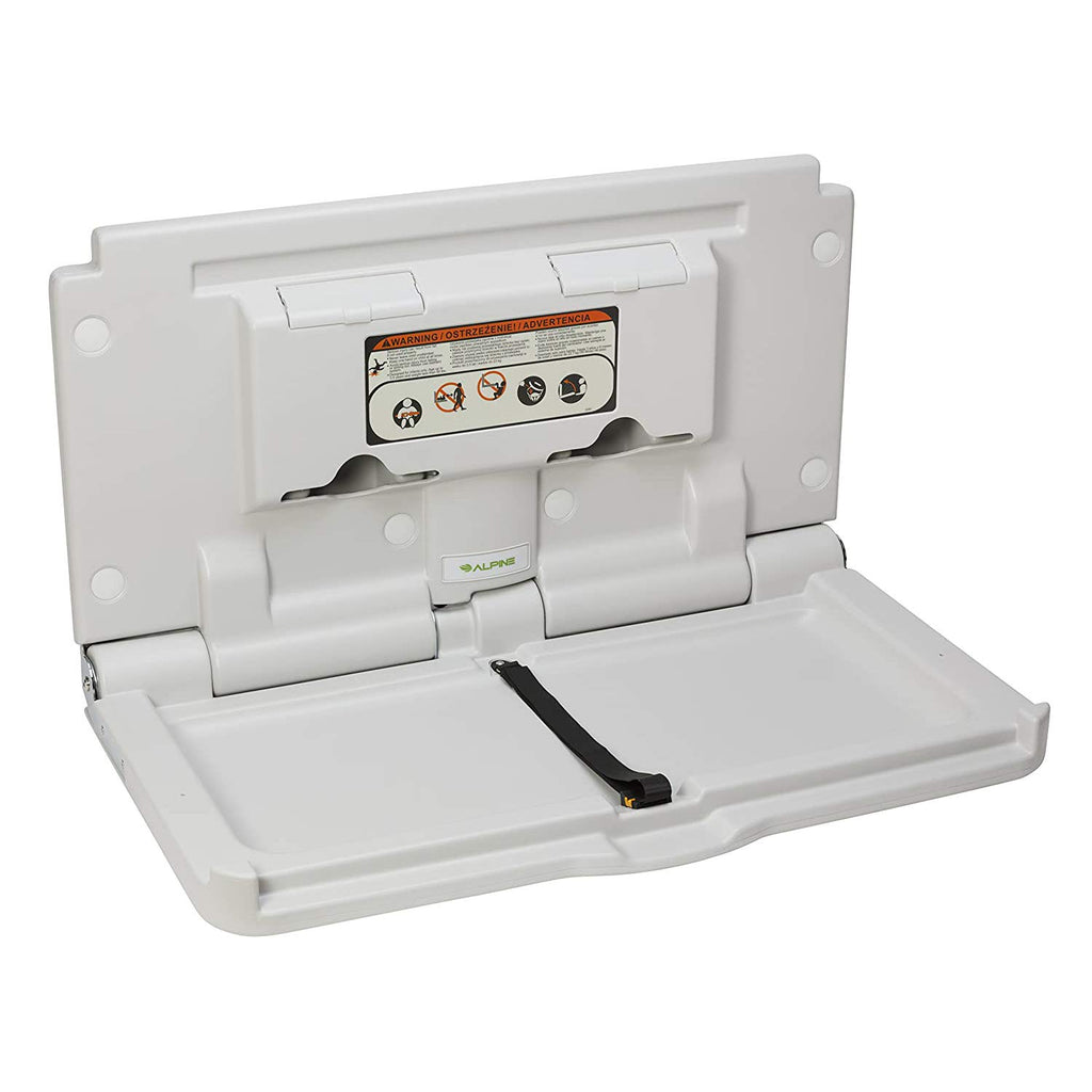 Wall Mounted Baby Changing Station with Safety Strap P145