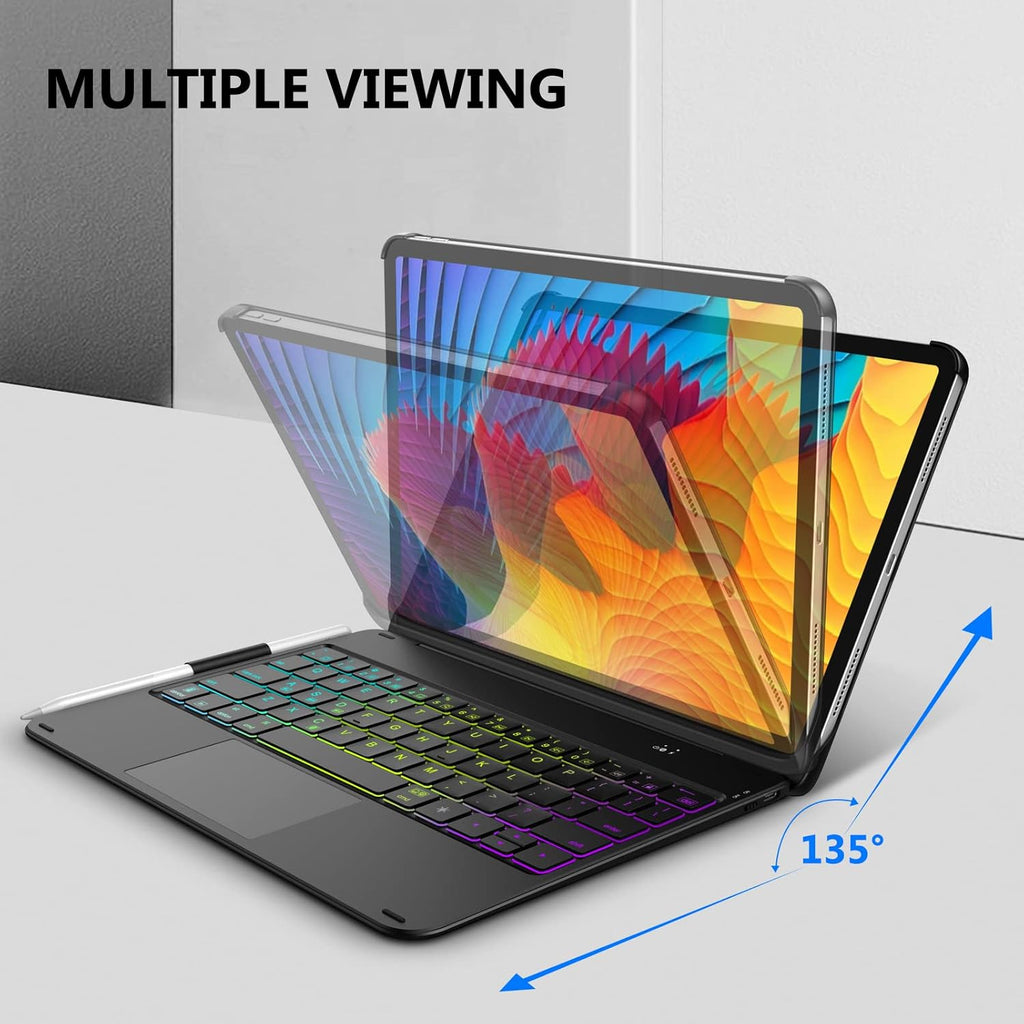 Black Bluetooth Keyboard Case for iPad Pro 11 inch and iPad Air 10.9 A525887
