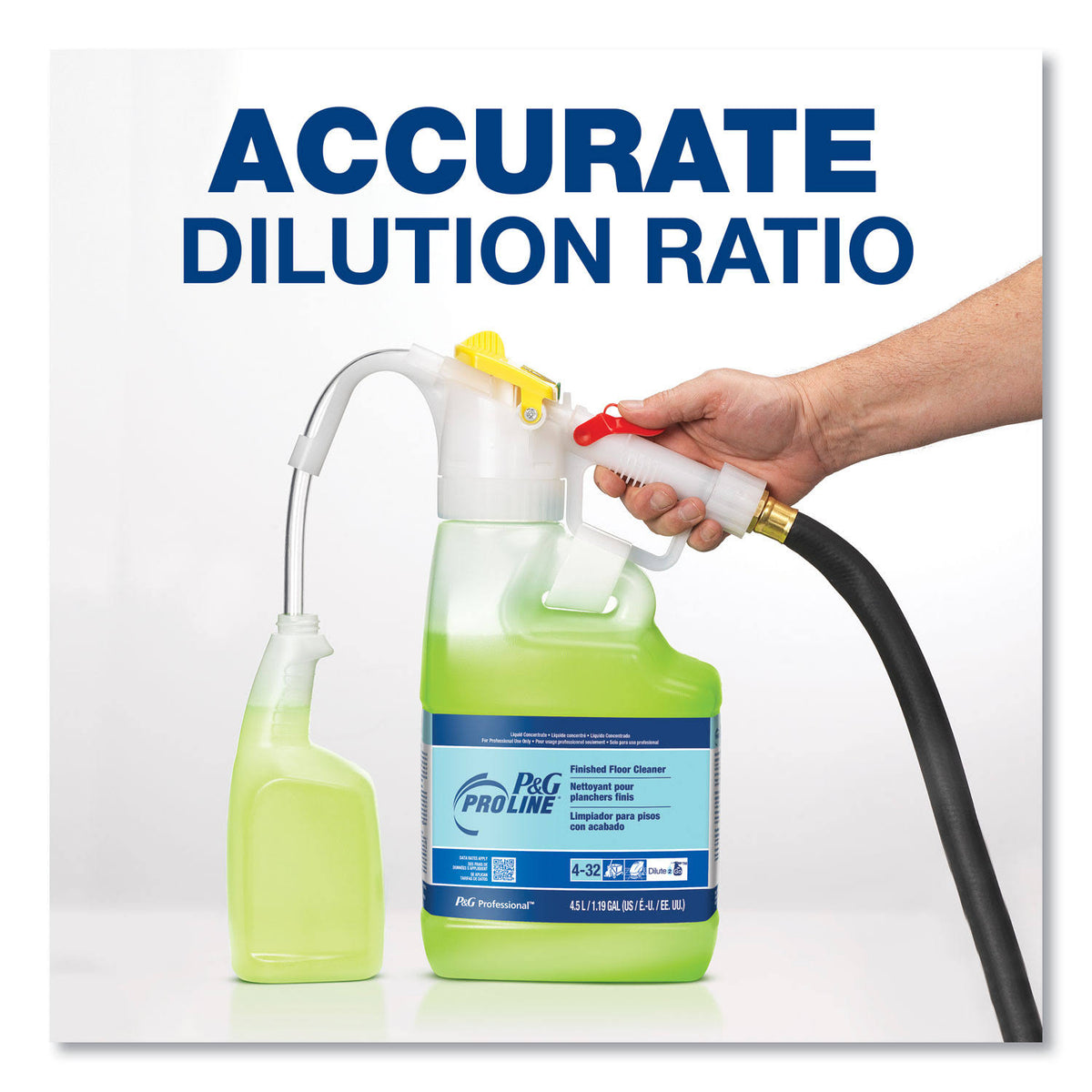 Fresh Scent Floor Cleaner, 4.5 L Jug K96555