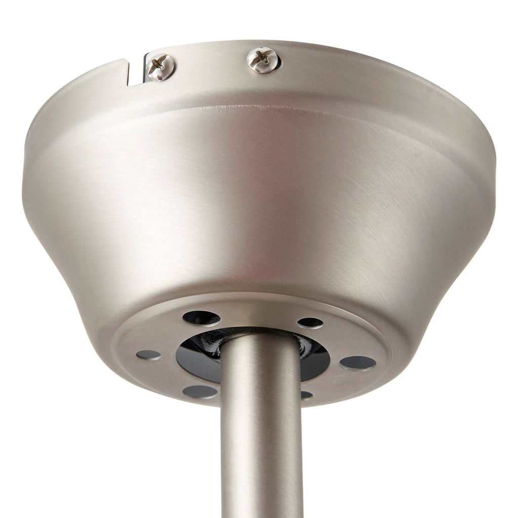 Brushed Nickel Ceiling Fan with Light and Remote Control S197