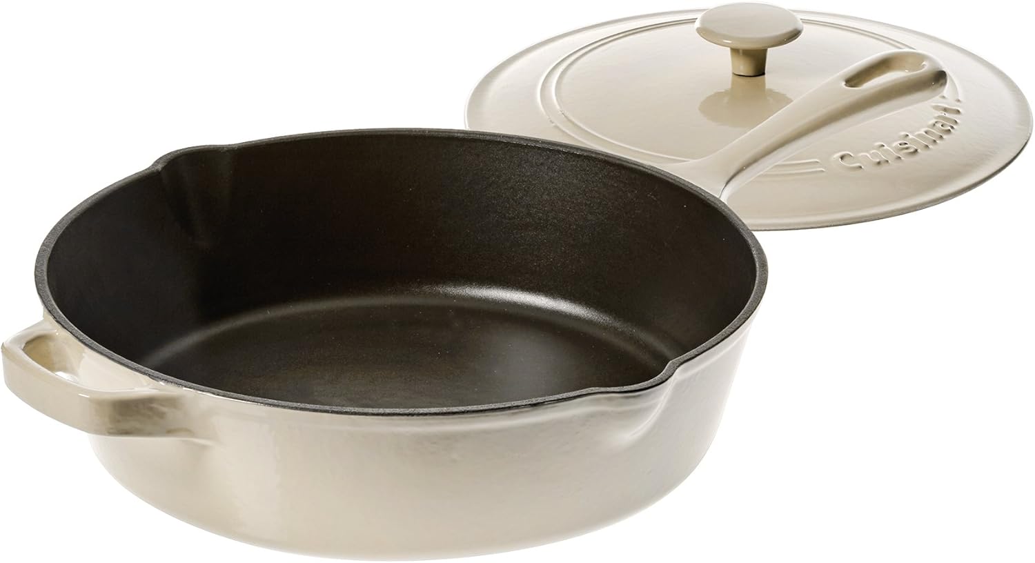 Enameled Cast Iron 12-Inch Chicken Fryer with Cover Y135