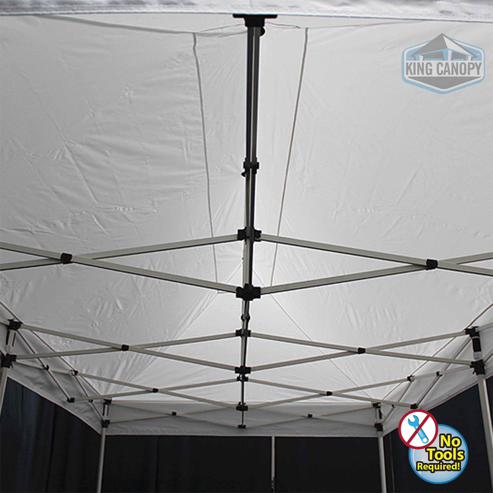 White Frame Instant Pop Up Tent O2224