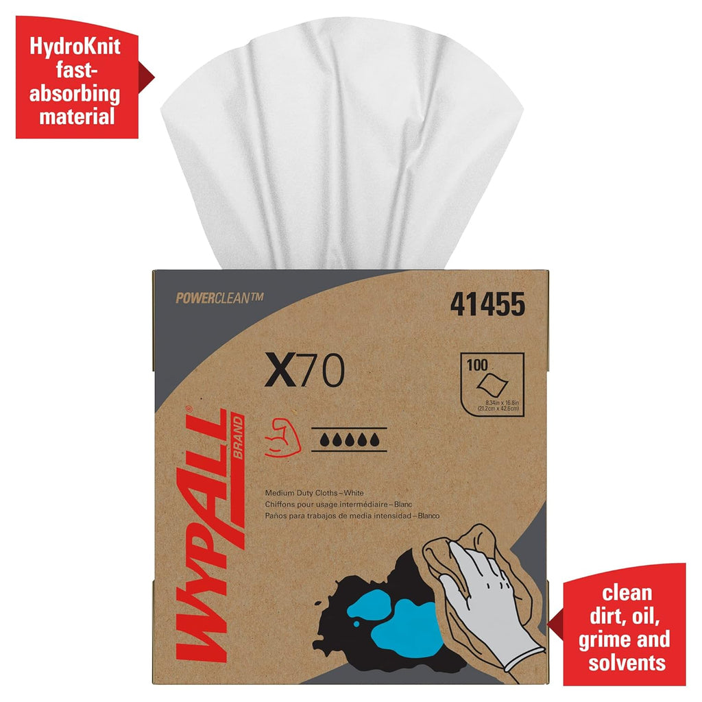 White Pop-Up Box Cloths, 1,000 Sheets / Case J41402