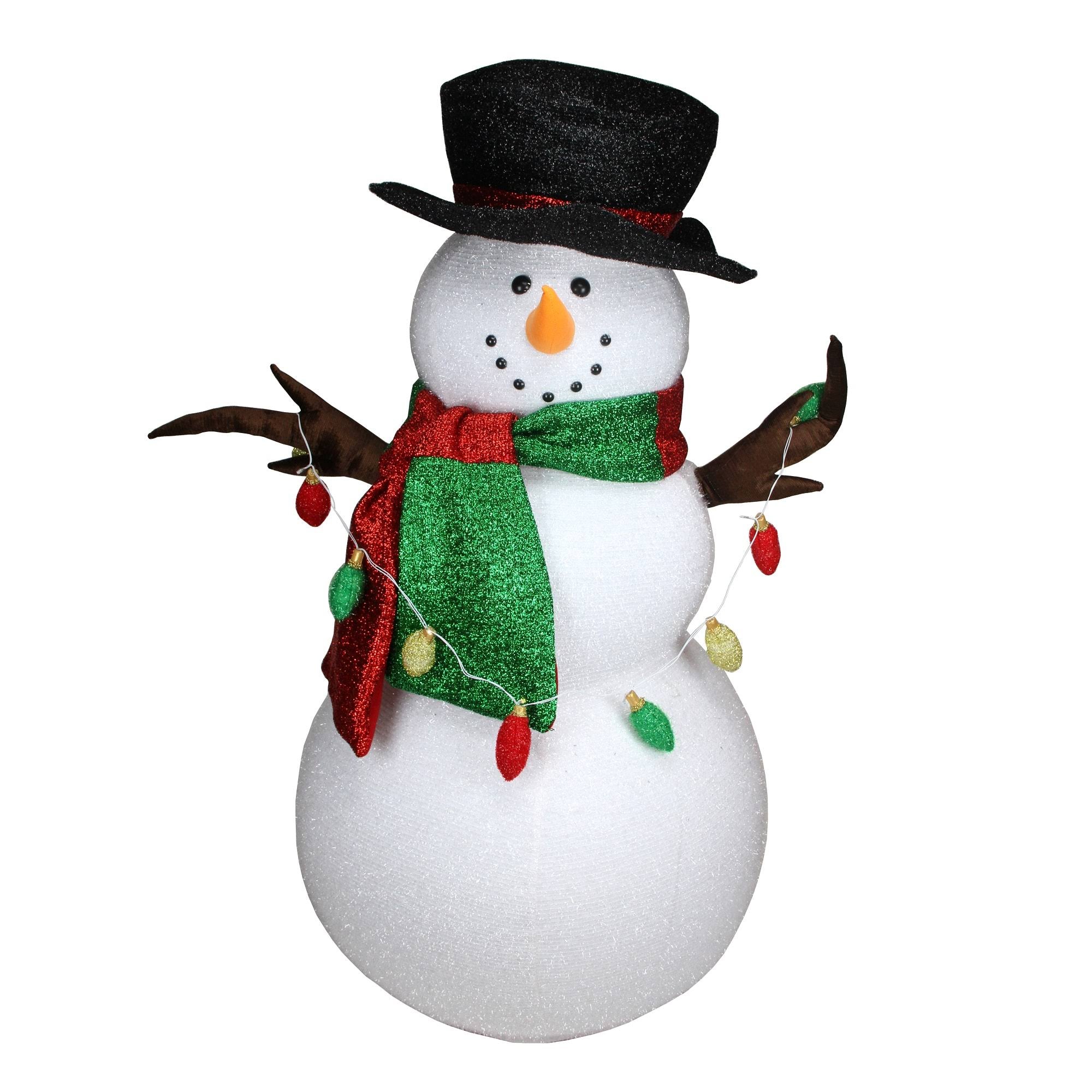 5' Musical Inflatable Snowman Christmas Decoration with LED Lights O7801