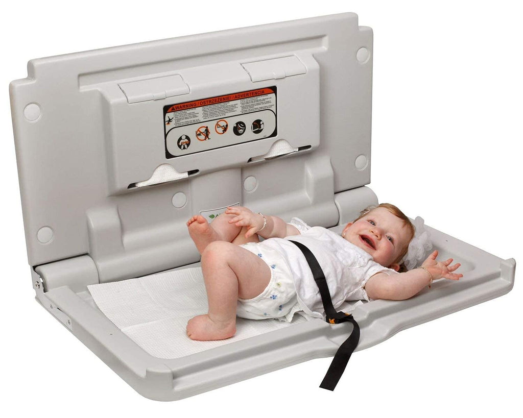 Wall Mounted Baby Changing Station with Safety Strap P145