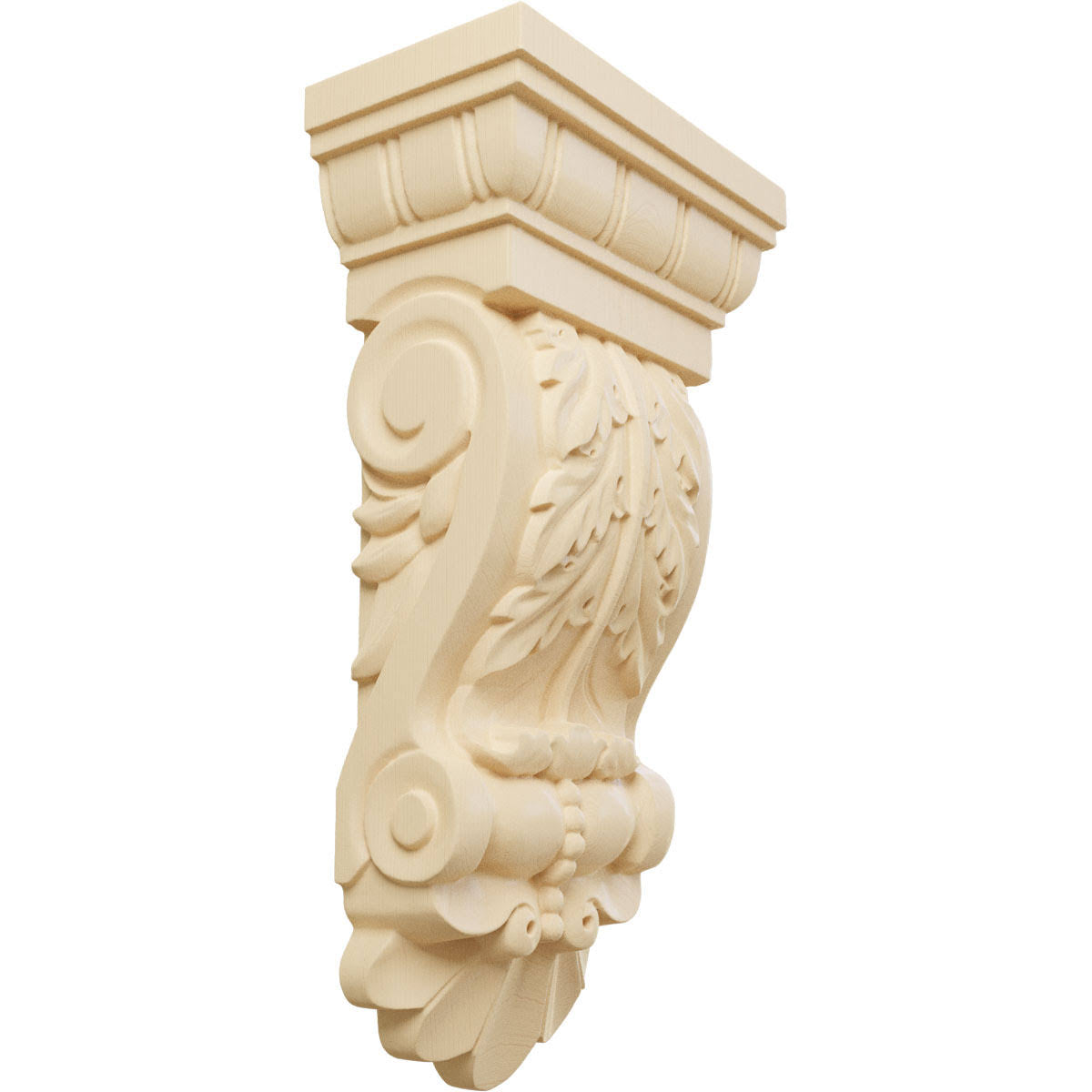 5 1/8x22W x 2 3/4x22D x 9 3/4x22H Maple Corbel P99319