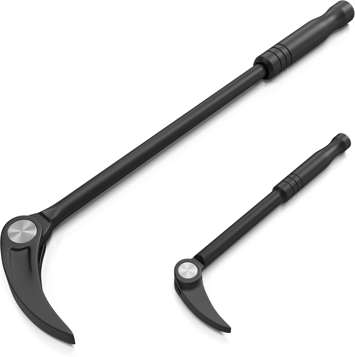 2pc Indexing Pry Bar Set, 10 and 20 inch, Heavy Duty F81665