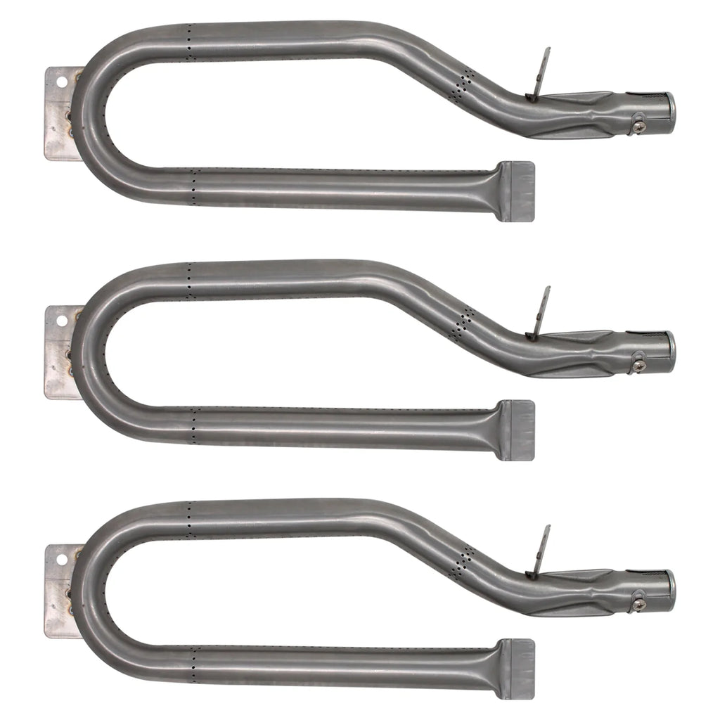 3-Pack Stainless Steel BBQ Gas Grill Tube Burner Replacement Parts F123