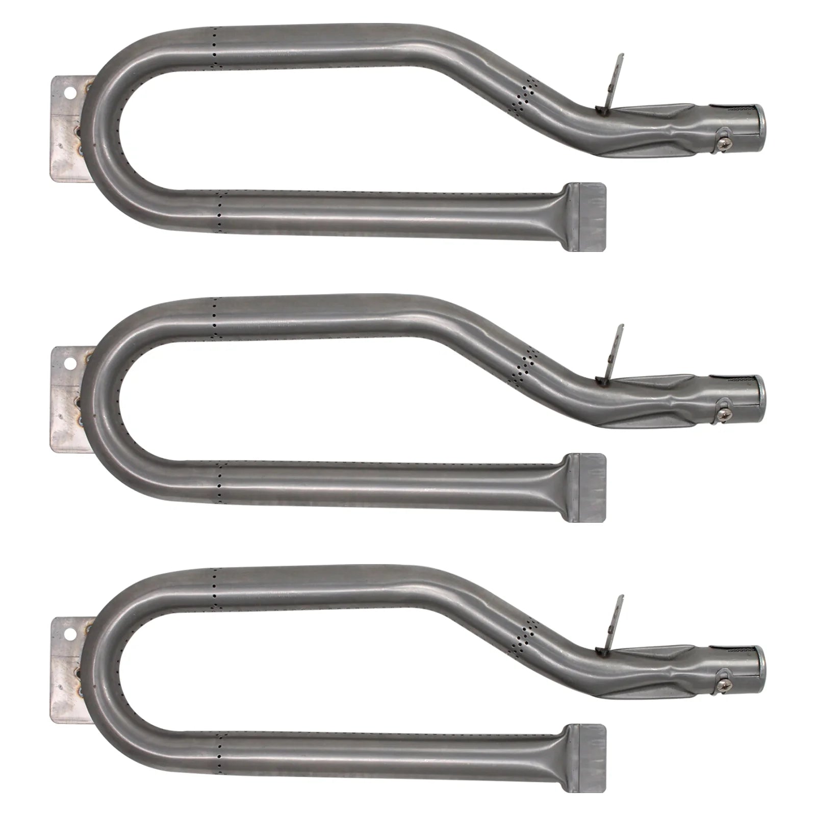 3-Pack Stainless Steel BBQ Gas Grill Tube Burner Replacement Parts F123