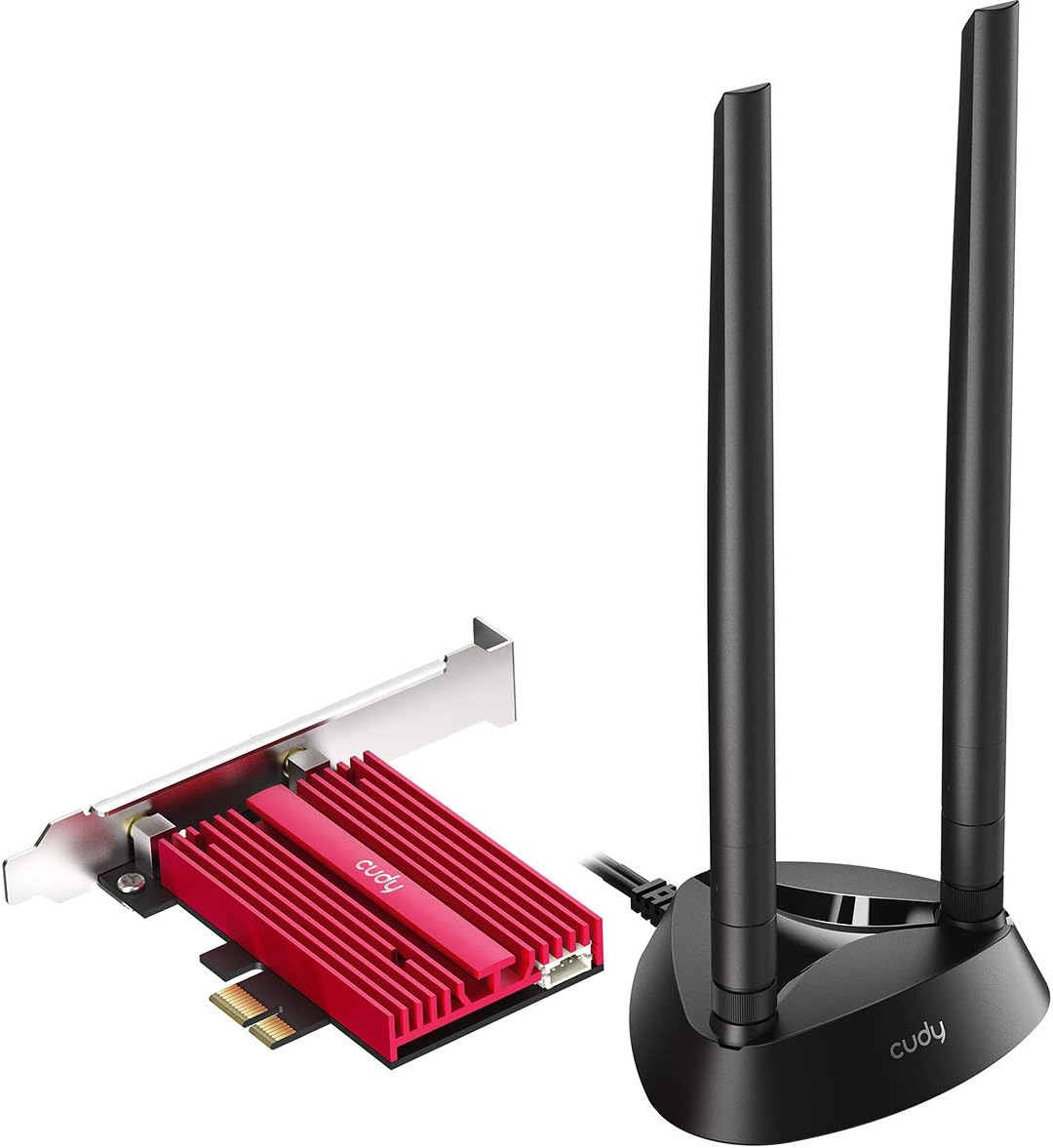 AX3000 WiFi 6 PCIe Card, Bluetooth 5.0 PCIe Adapter, Pack of 2 W542