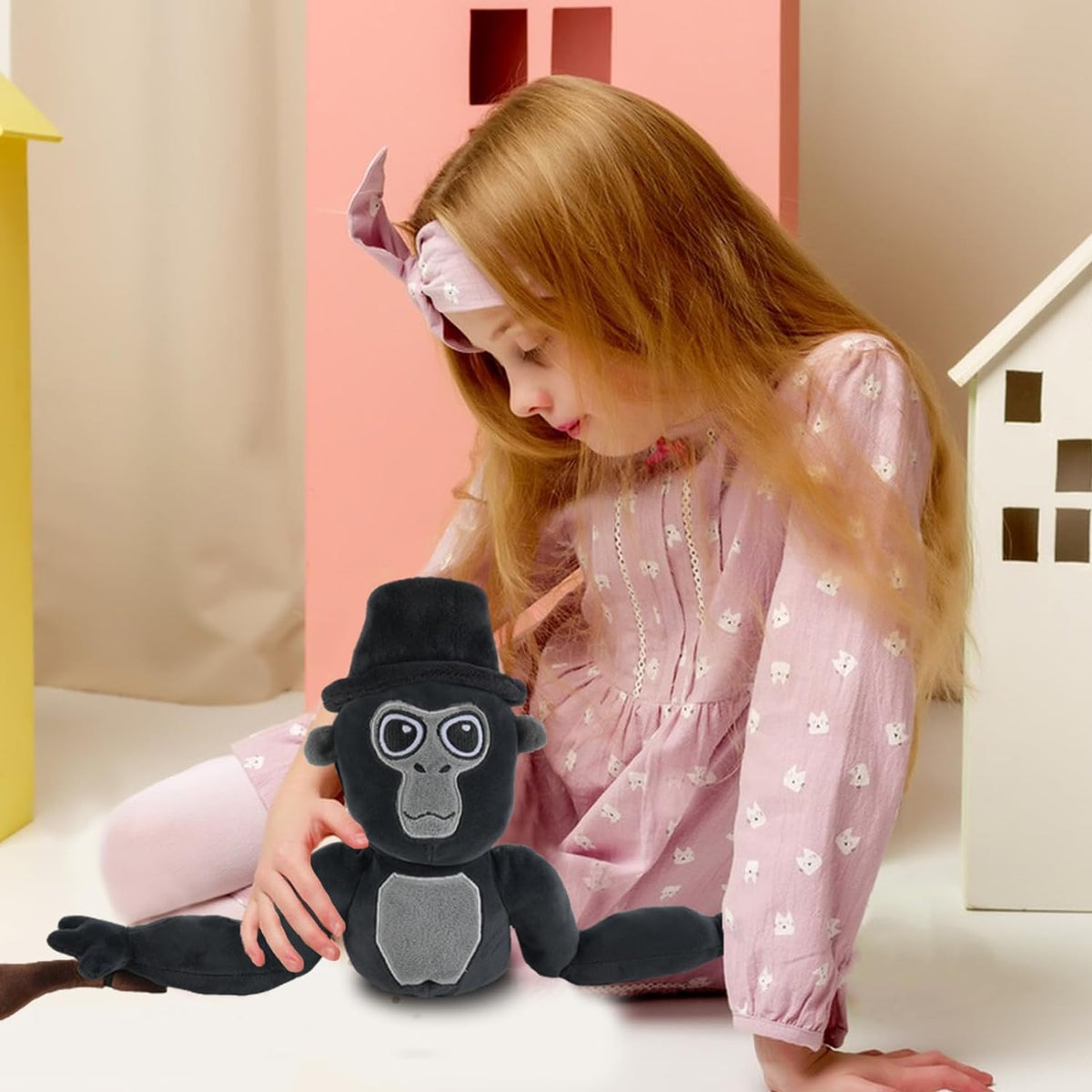 Gorilla Tag Monkey Plush Stuffed Animal Dolls H68629