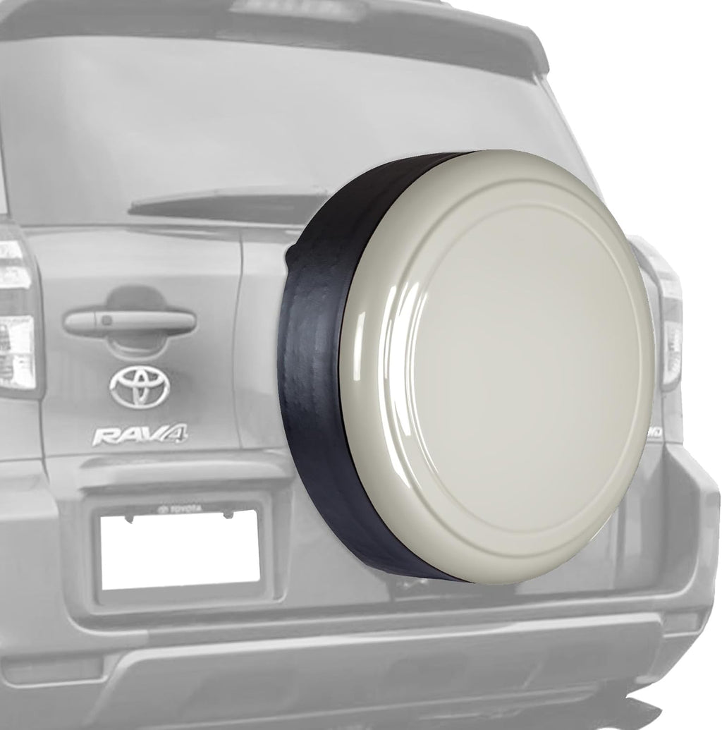Beige Metallic Rigid Tire Cover for Toyota RAV4 Z69581