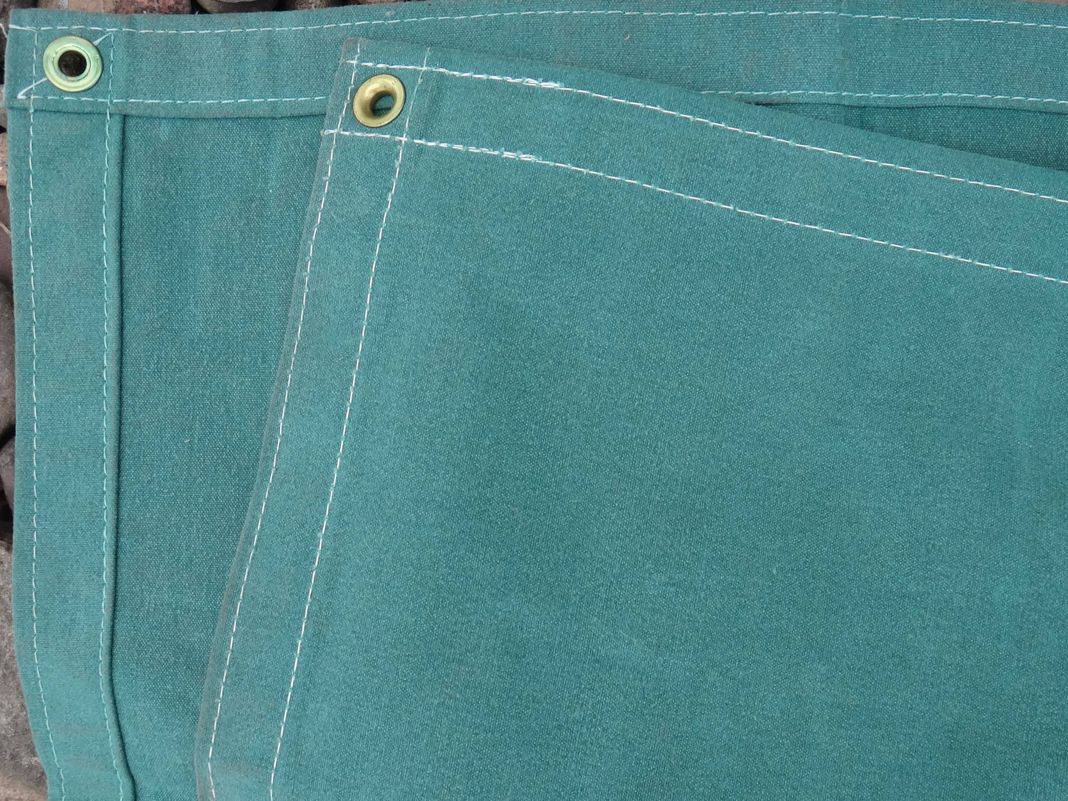 Green Canvas Tarp 6 x 8 ft 12 oz. U638