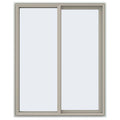 Desert Sand Vinyl Right-Handed Sliding Window with Fiberglass Mesh Screen N4017