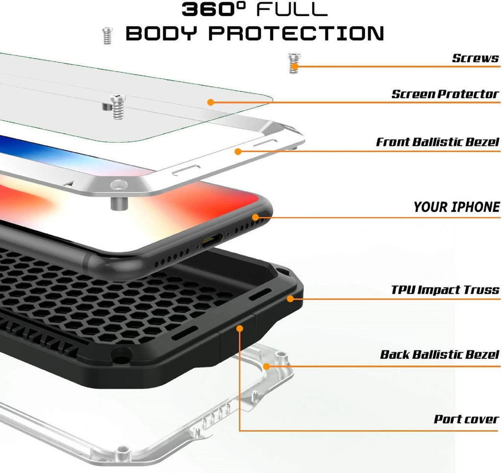 White Aluminum Metal iPhone 5s Case Z660303