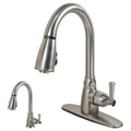 Stainless Steel Single Lever Kitchen Faucet C89424