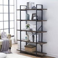 5-Shelf Bookcase with Metal Frame Z9283