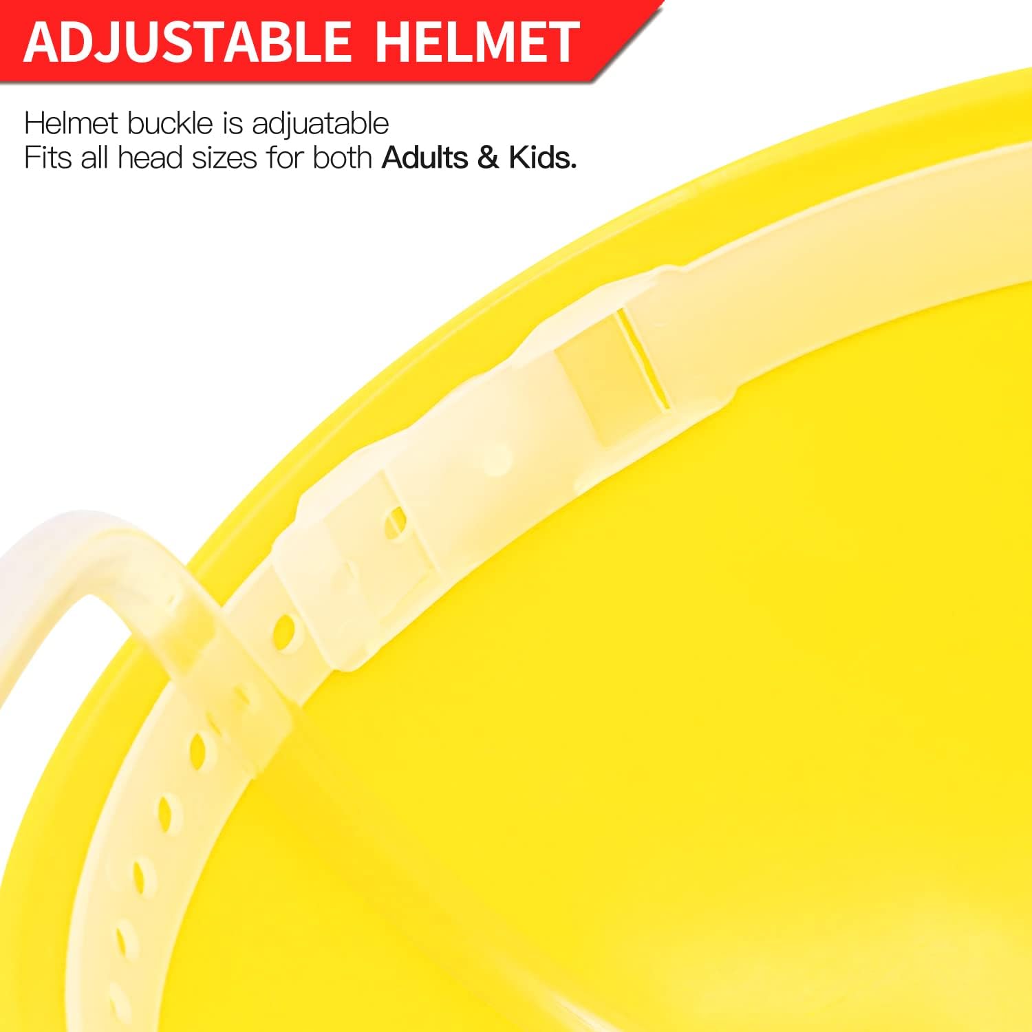 Yellow Adjustable Drinking Helmet with Straw X2170