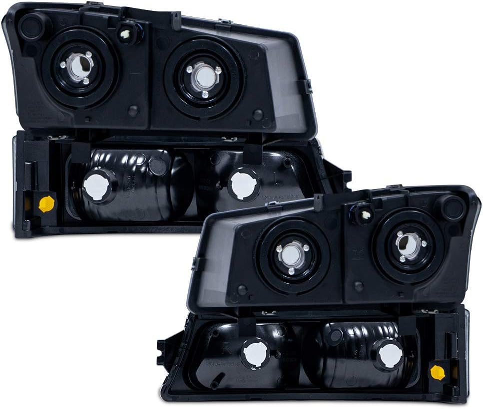 Replacement Headlight Assembly Bumper Lights (Clear Reflector) E15062