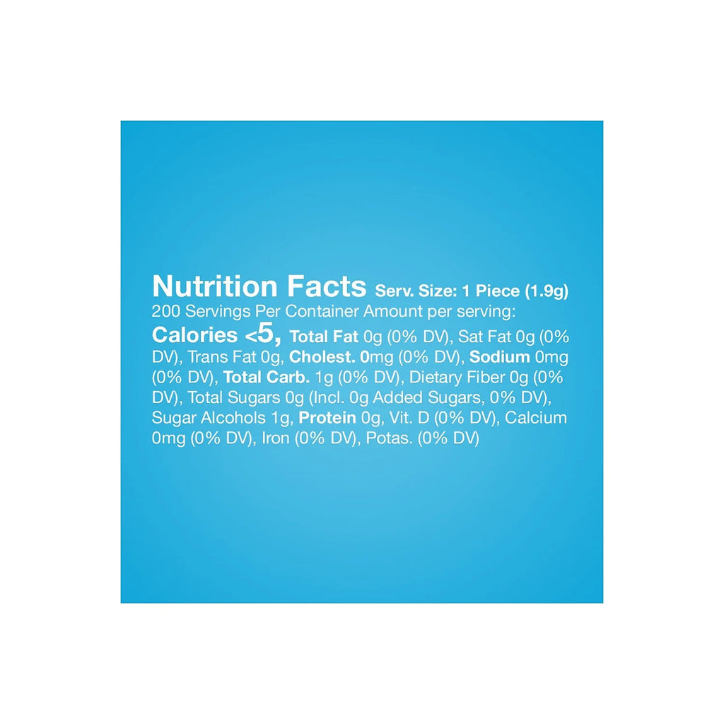 Sugar Free Gum Assorted Flavors 13.4 oz. 200 Pieces/Pack M487