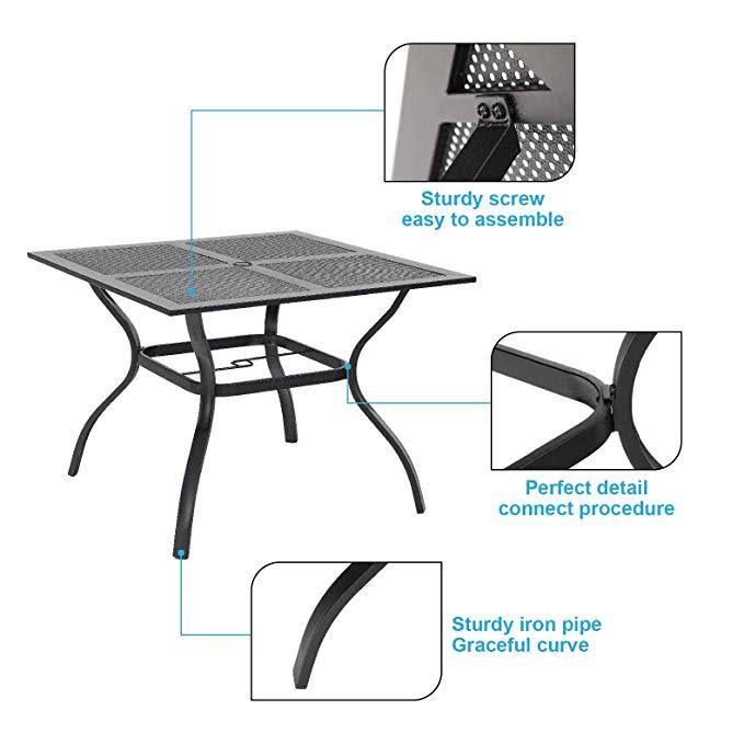 Square Patio Bistro Table Y21560