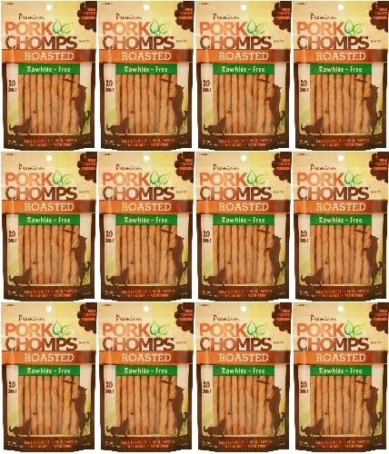 240 ct Pork Chomps Roasted Mini Twistz D5710