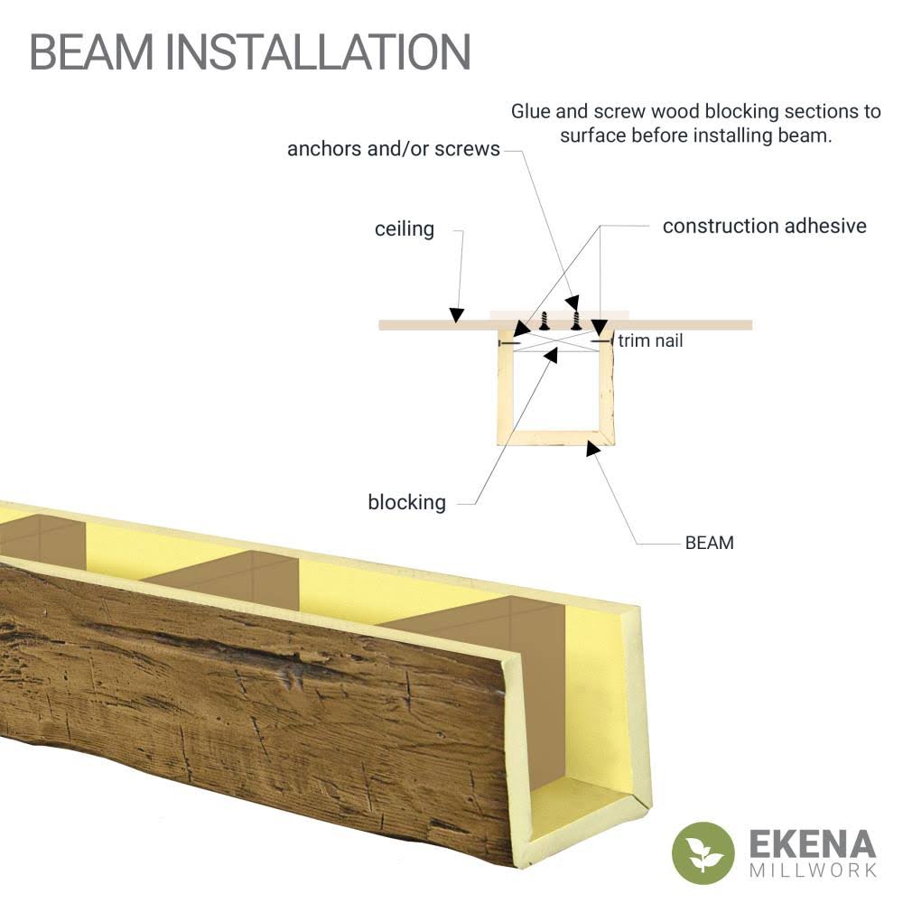 Natural Faux Wood Ceiling Beam K41643