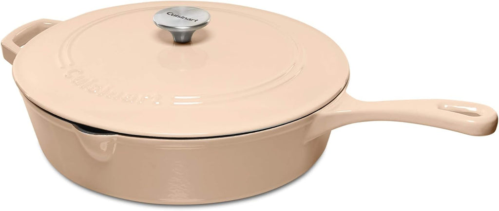Enameled Cast Iron 12-Inch Chicken Fryer with Cover Y135