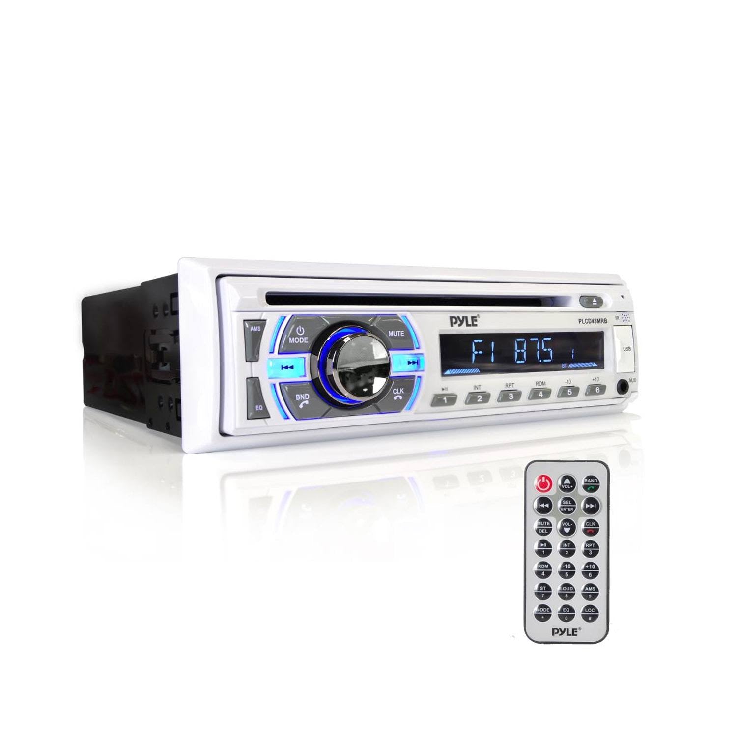 Single DIN Marine Bluetooth Stereo Receiver CD Player 4 Pack Y812