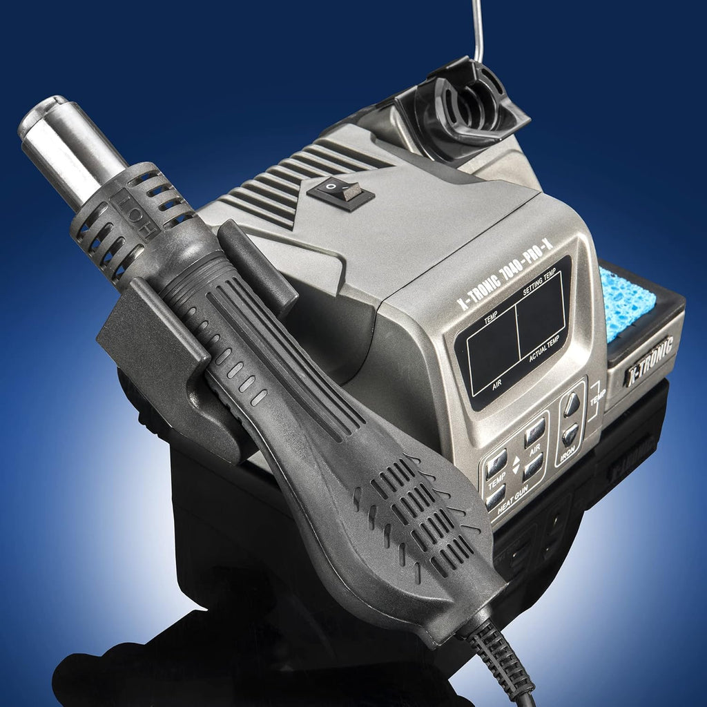 775 Watt Hot Air Rework & Soldering Iron Station with Digital Temp Controls Q49053