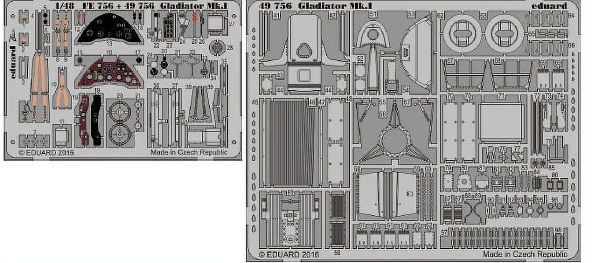 1/48 Aircraft Gladiator Mk I (Painted) Z7594