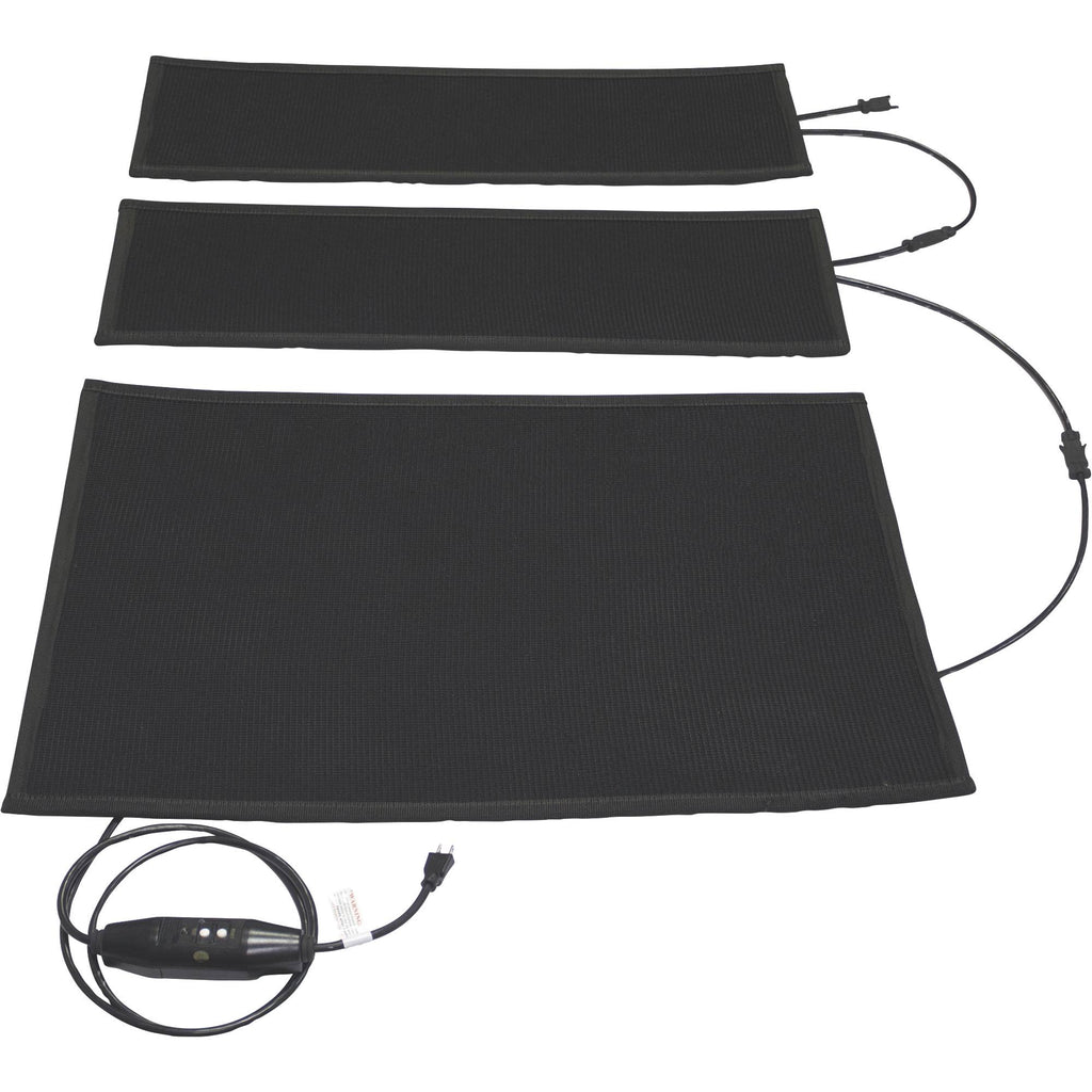 Heated Snow Melting Stair Mat 11x22 W x 3 ft L Connectable V71287