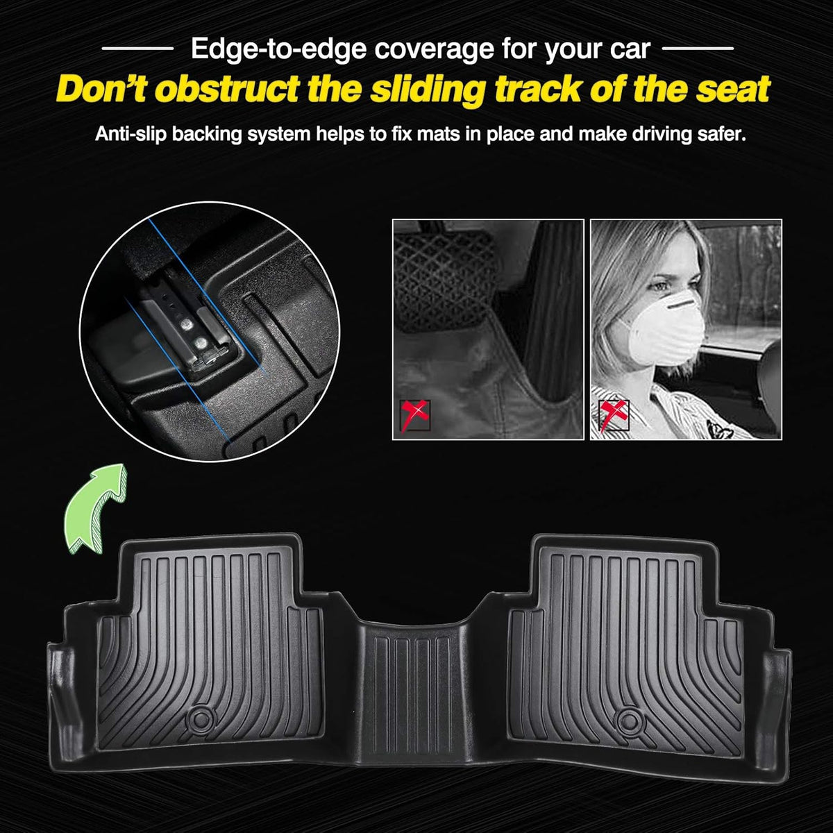 TPO Odorless High Edge Floor Liners Q44486