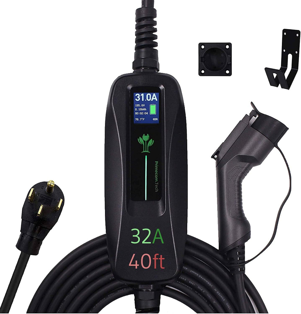 32Amp & 40Amp Level 2 Electric Vehicle (EV) Charger, 240V, NEMA 14-50, 30 feet, 40Amp Y565